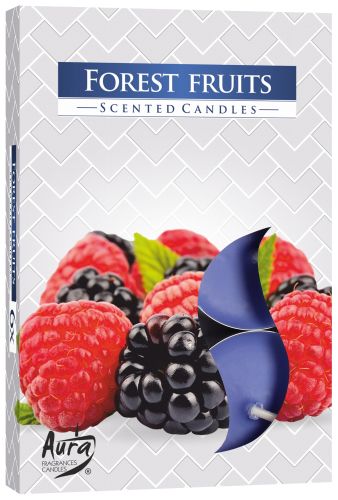 Set of 6 Scented Tealights - Forest Fruits - Vivid Aromas UK