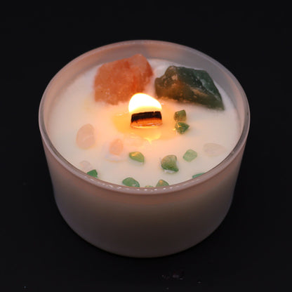 Chakra Crystal Candles - Heart Chakra - Vivid Aromas UK