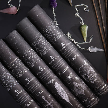 Ancient Witch Spell Incense - Seduction - Amethyst Pendulum - Vivid Aromas UK