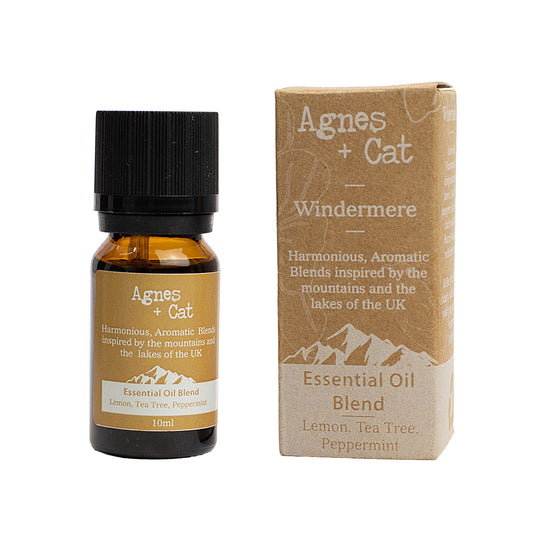 Agnes + Cat Essential Oil Blend - Windermere - Lemon, Tea Tree & Peppermint - Vivid Aromas UK