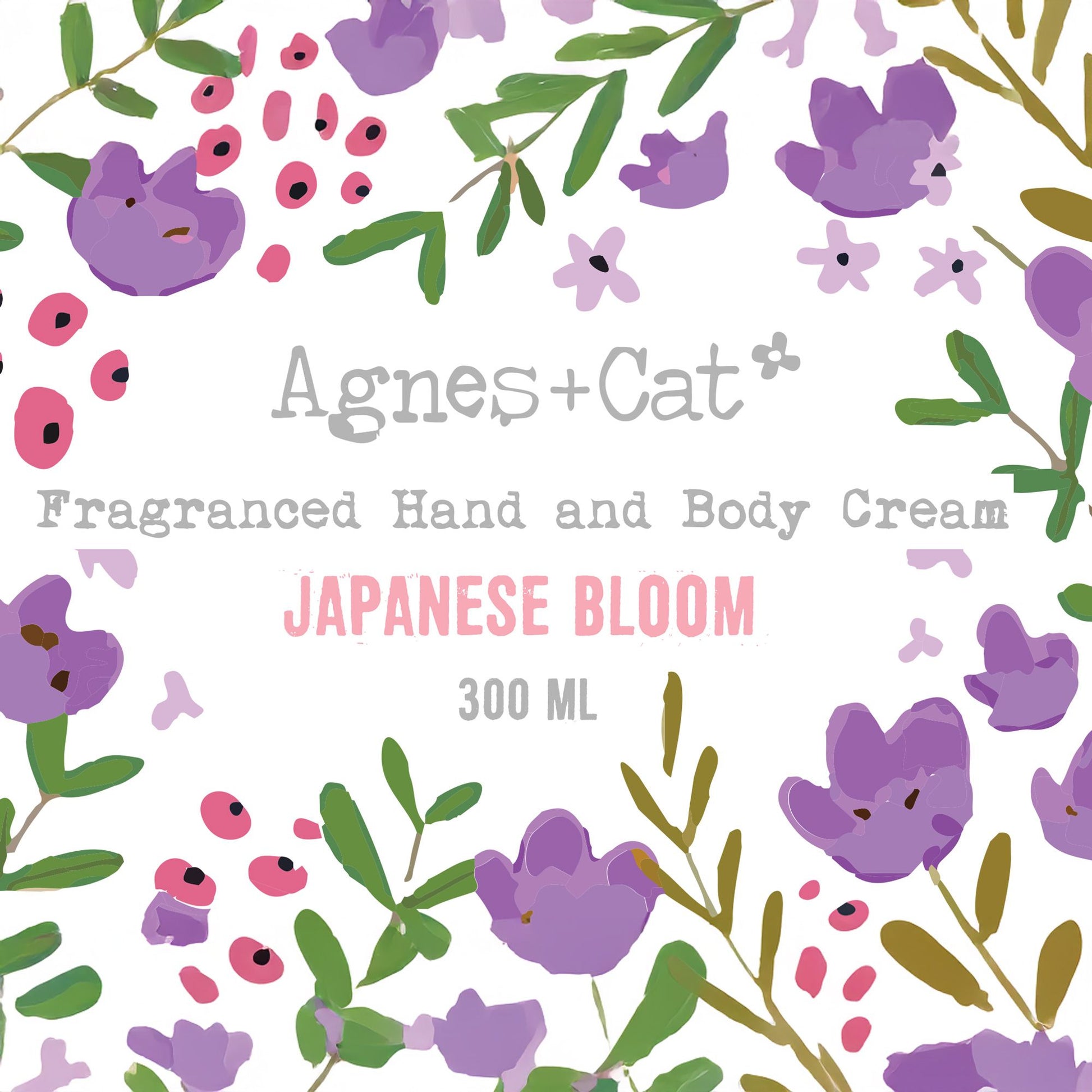 Agnes + Cat Hand & Body Cream - Japanese Bloom - Vivid Aromas UK