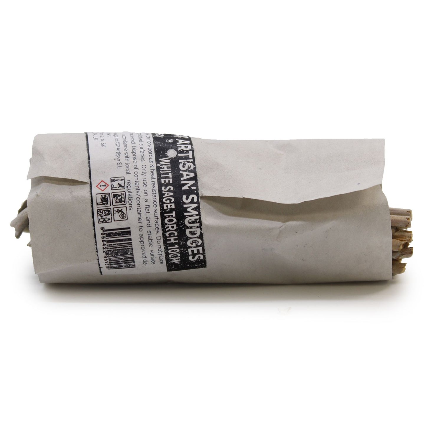 Smudge Stick - White Sage Torch 10cm - Vivid Aromas UK