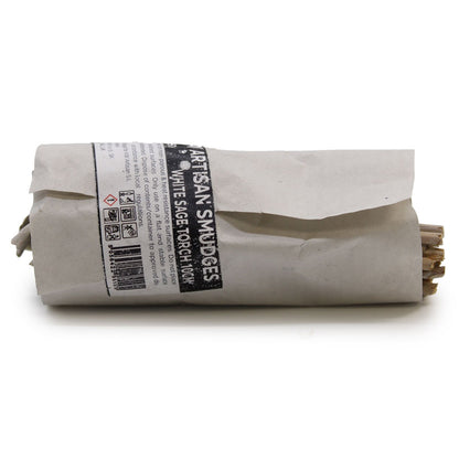 Smudge Stick - White Sage Torch 10cm - Vivid Aromas UK