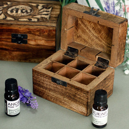 Mango Aromatherapy Box - Floral (holds 6) - Vivid Aromas UK