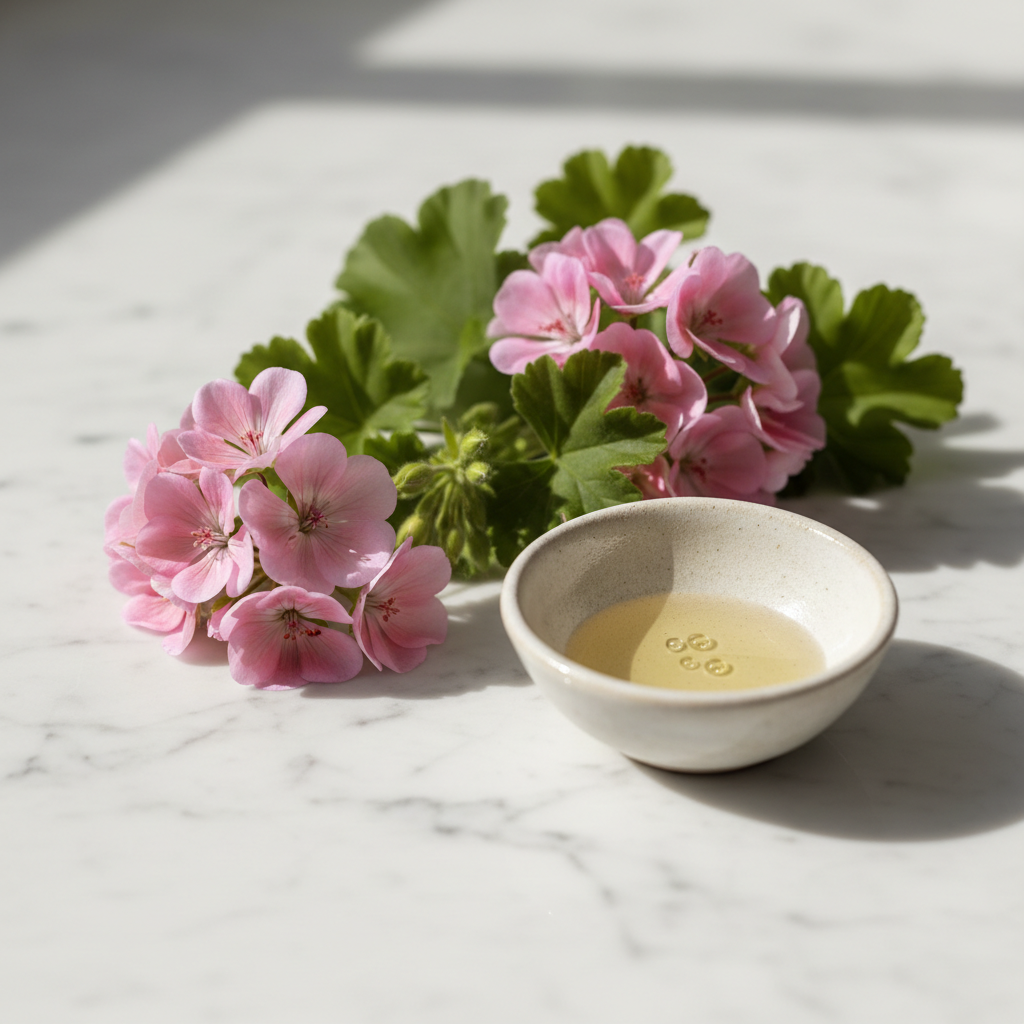 Rose Geranium Organic Essential Oil 50ml - Vivid Aromas UK