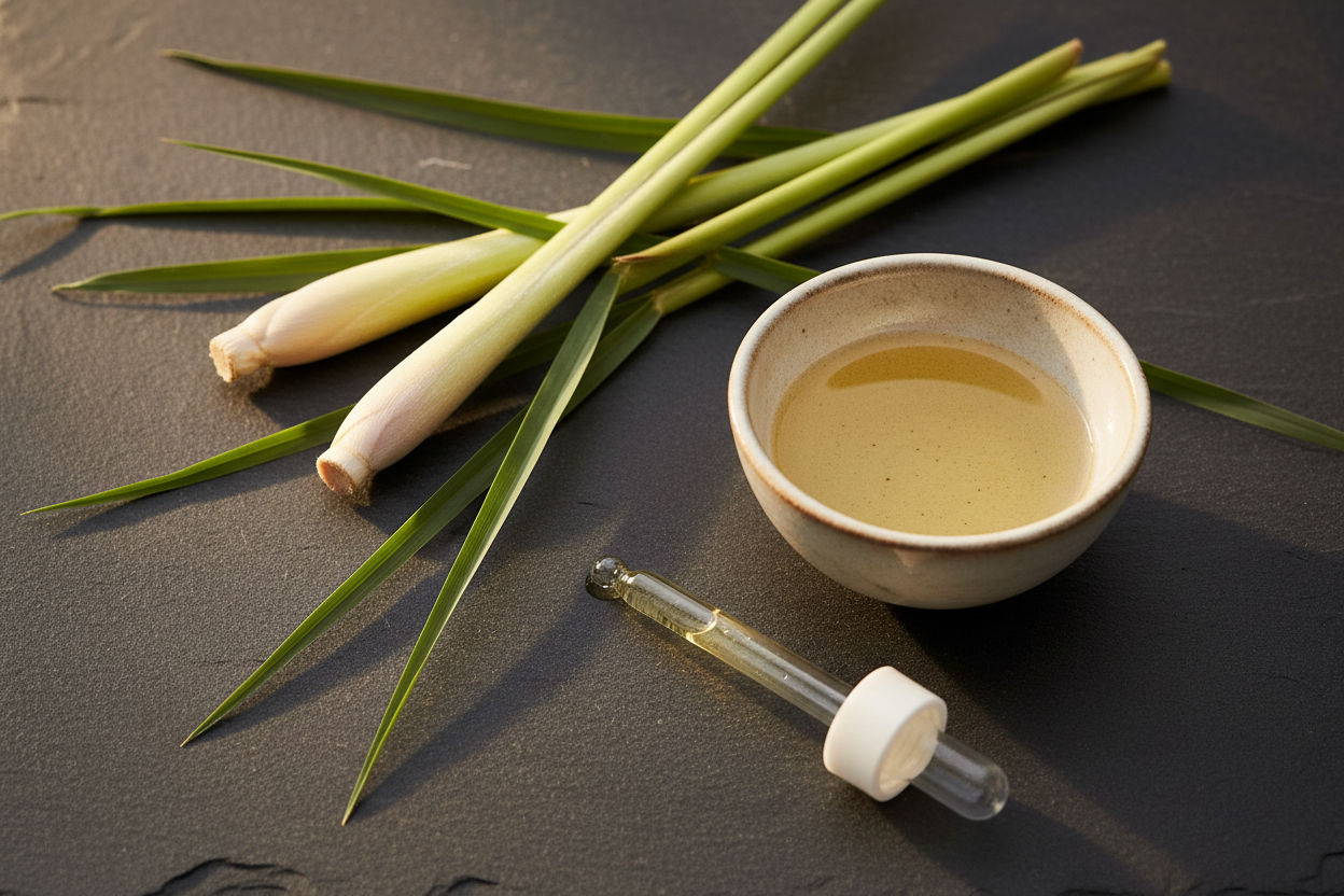 Lemongrass Organic Essential Oil 50ml - Vivid Aromas UK