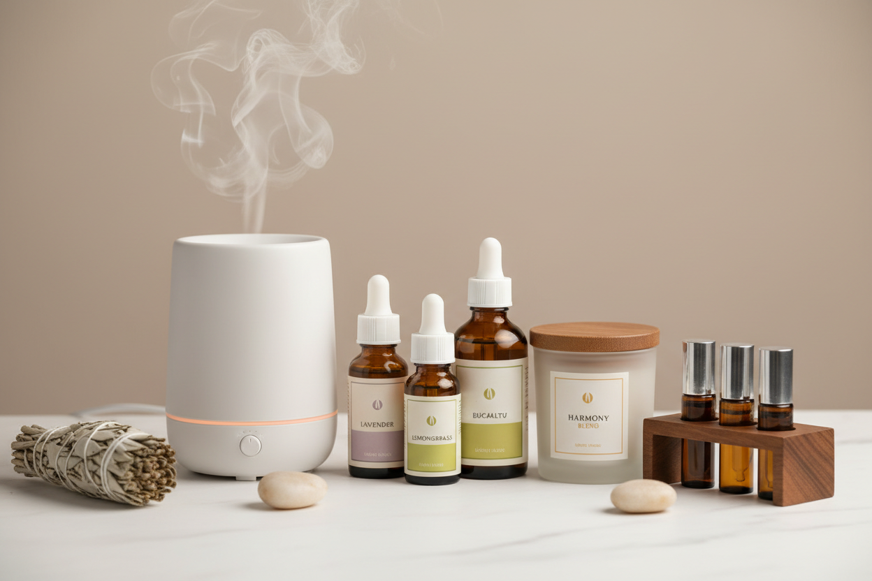 Frankincense Based Essential Oil Bundle - Oils, Roll Ons, Salts - Vivid Aromas UK