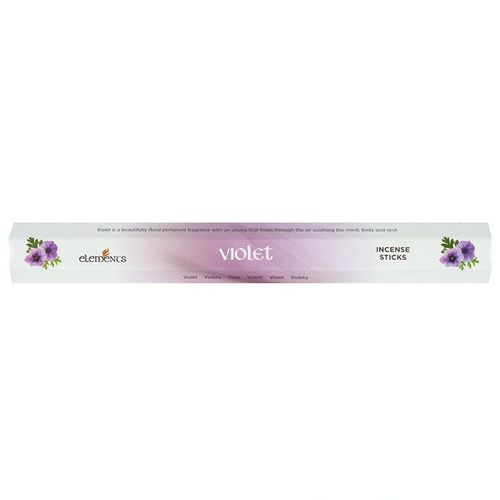 Set of 6 Packets of Elements Violet Incense Sticks